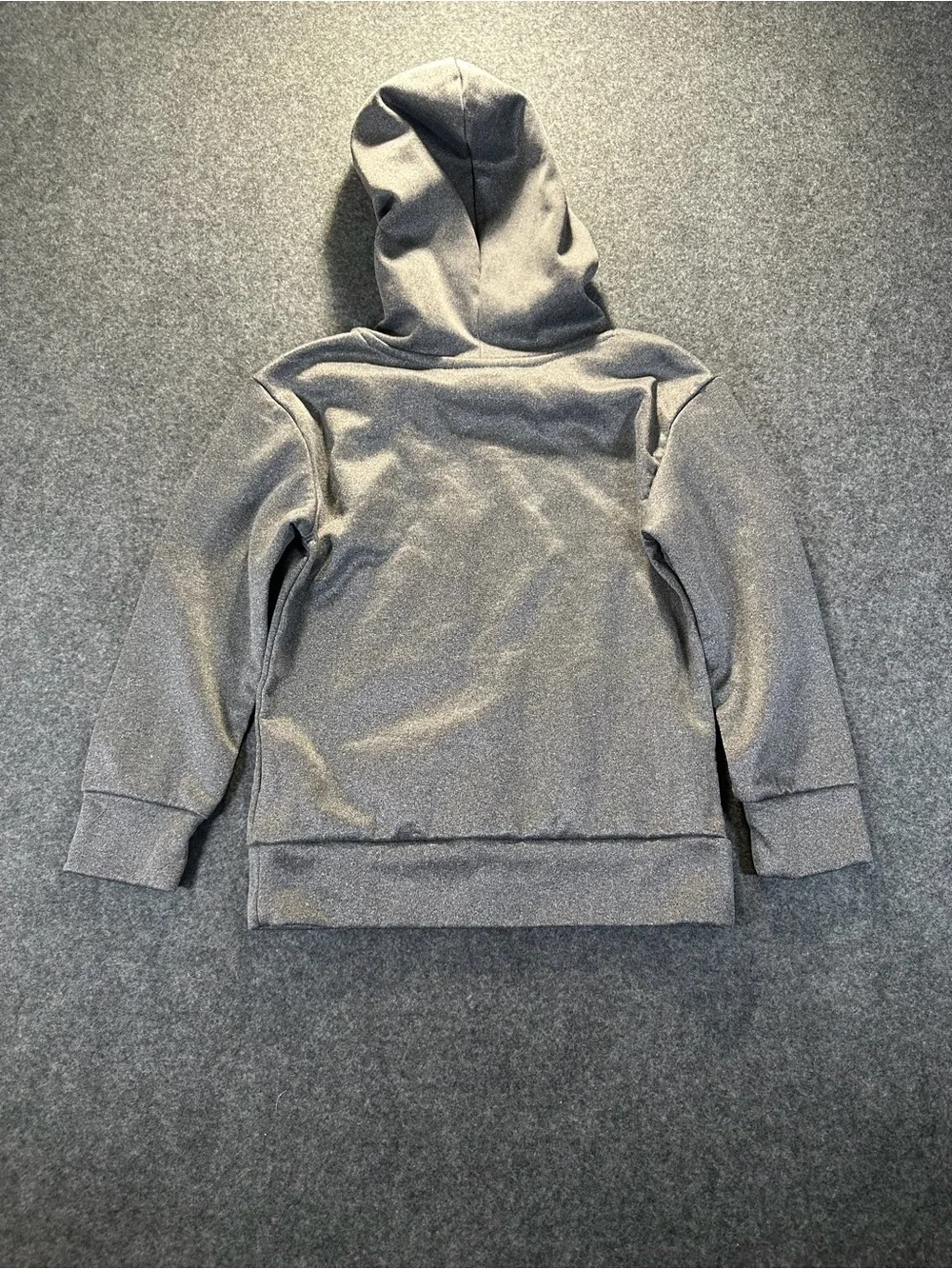 Puma Kids Gray Hoodie with White Puma Logo